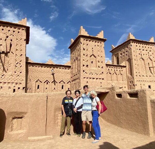 Moroccan Madness Adventures enjoying a trip to Skoura Kasbah